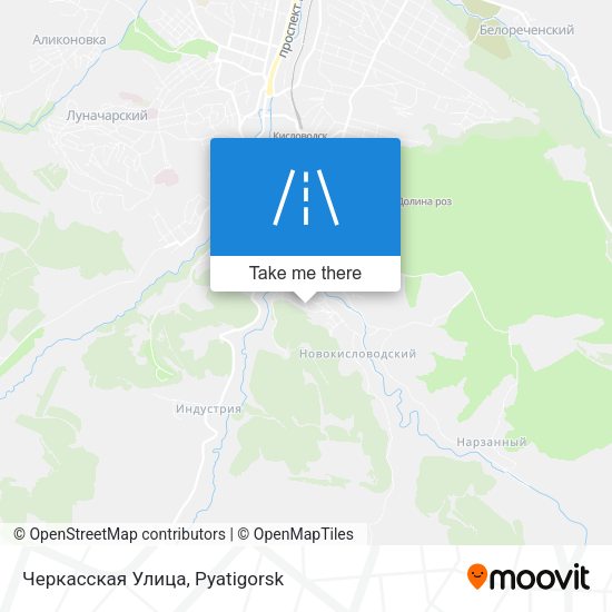 Черкасская Улица map