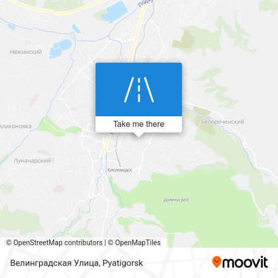 Велинградская Улица map