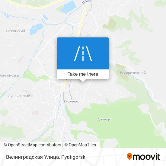 Велинградская Улица map