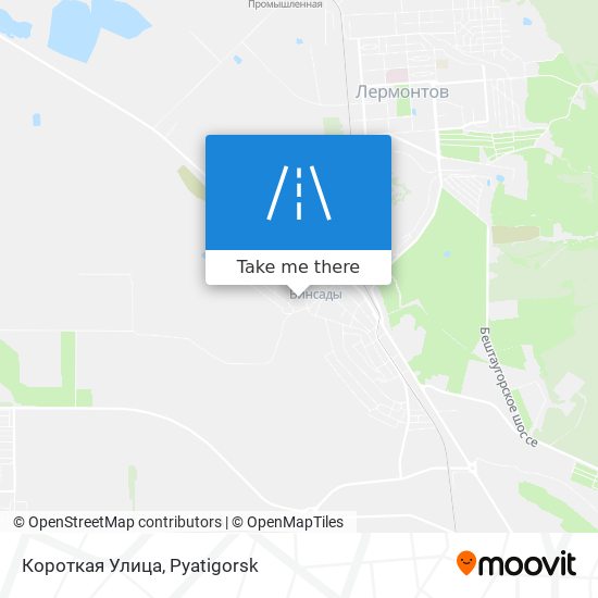 Короткая Улица map