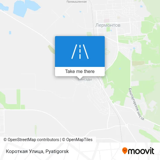 Короткая Улица map