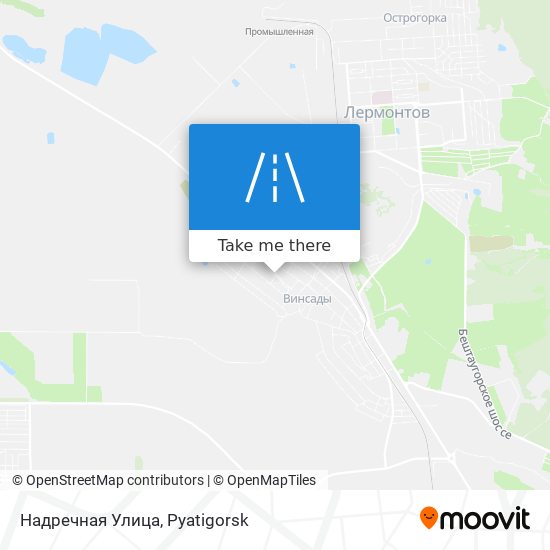 Надречная Улица map