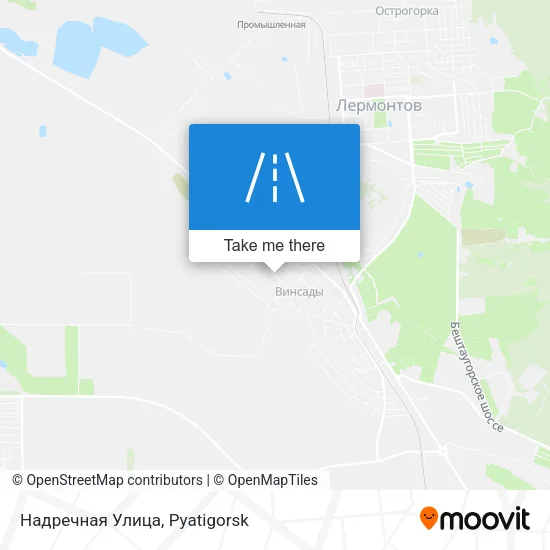 Надречная Улица map