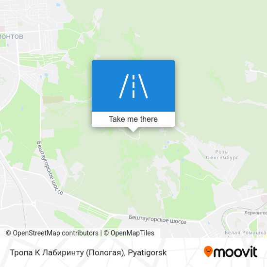 Тропа К Лабиринту (Пологая) map