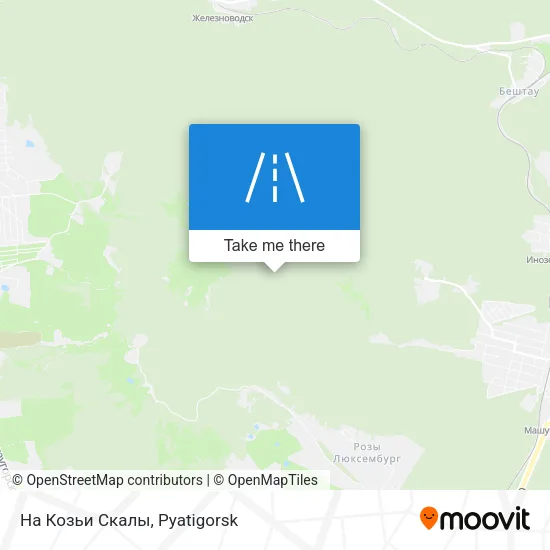 На Козьи Скалы map