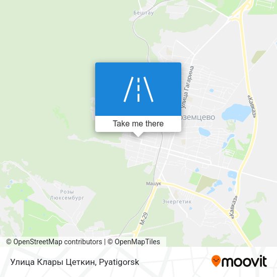 Улица Клары Цеткин map