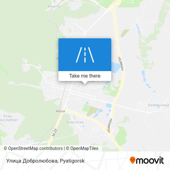 Улица Добролюбова map