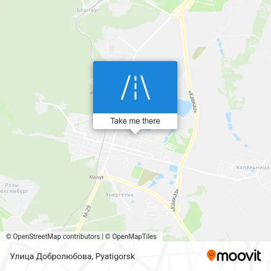 Улица Добролюбова map