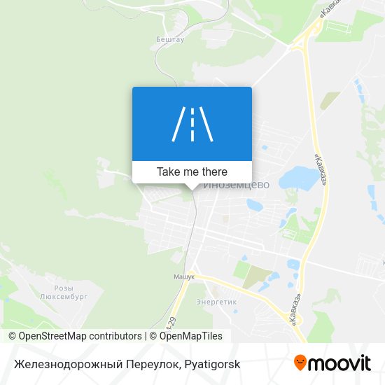 Железнодорожный Переулок map