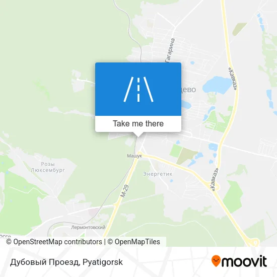 Дубовый Проезд map