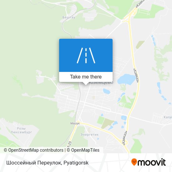Шоссейный Переулок map