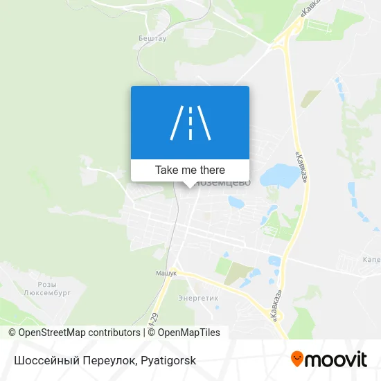 Шоссейный Переулок map