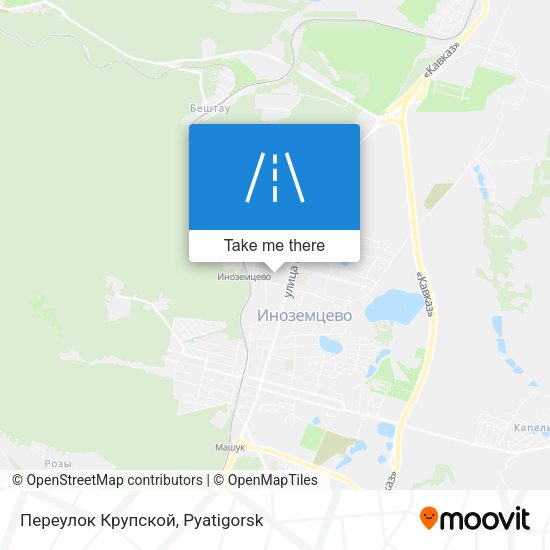 Переулок Крупской map
