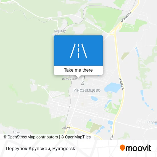 Переулок Крупской map