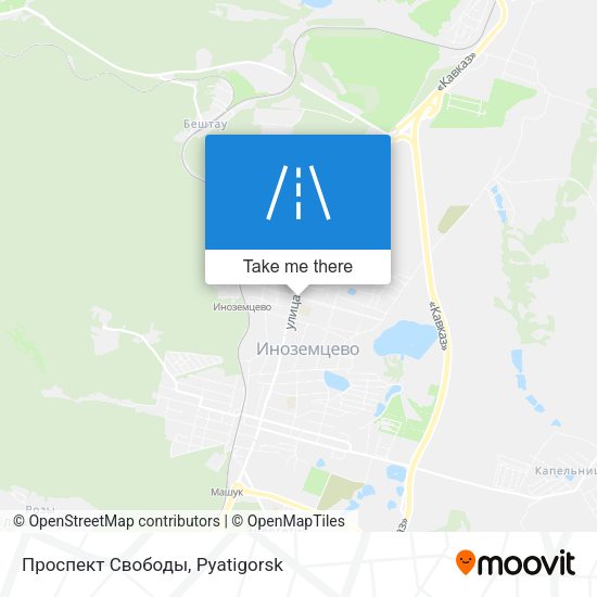 Проспект Свободы map