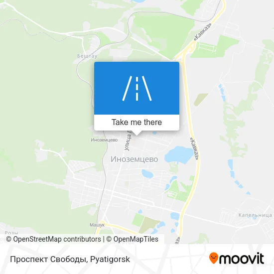 Проспект Свободы map