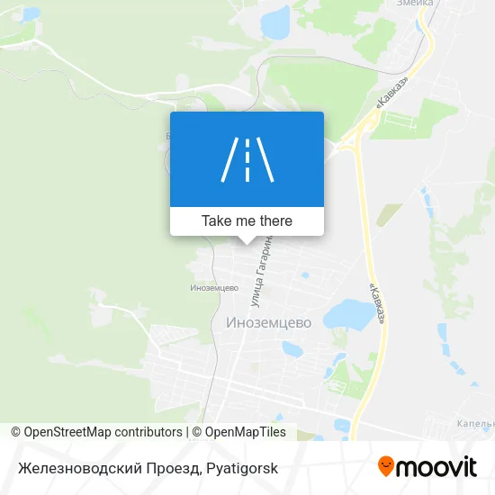 Железноводский Проезд map
