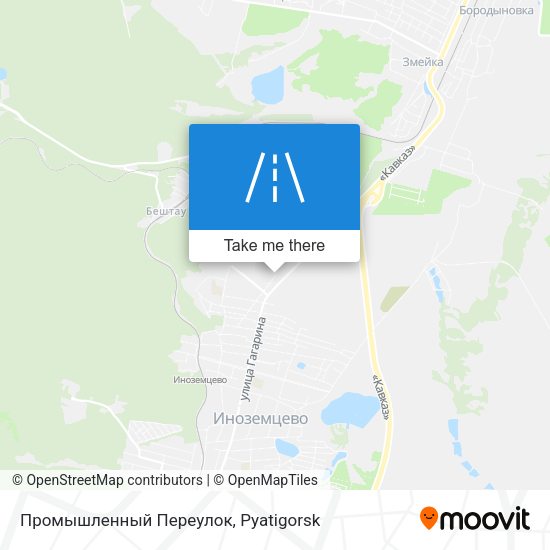 Промышленный Переулок map