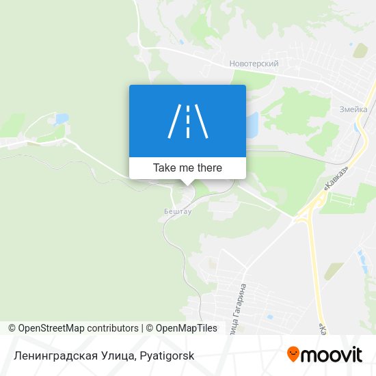 Ленинградская Улица map
