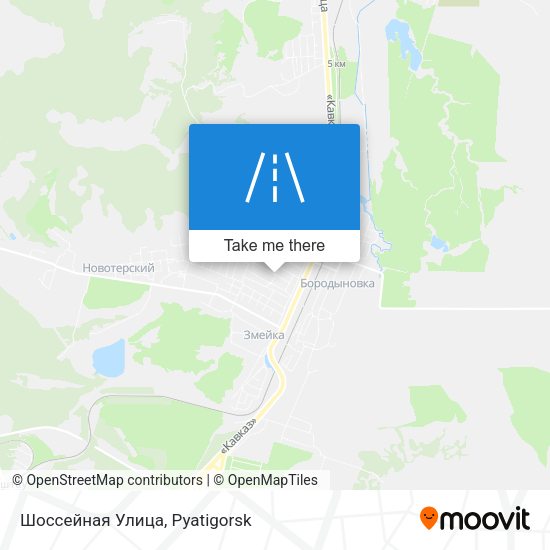 Шоссейная Улица map