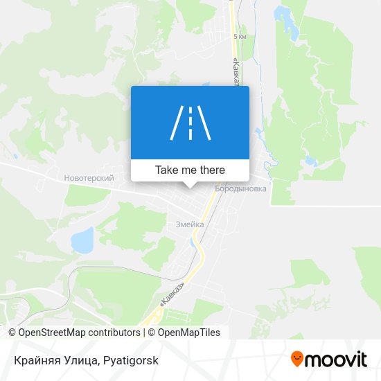 Крайняя Улица map