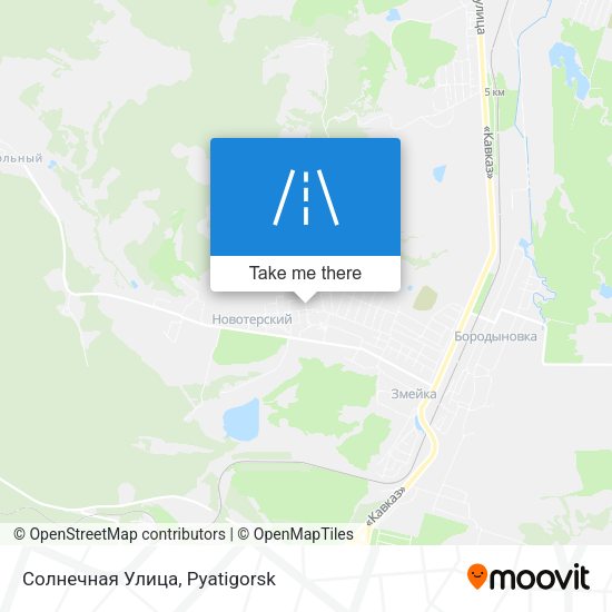 Солнечная Улица map
