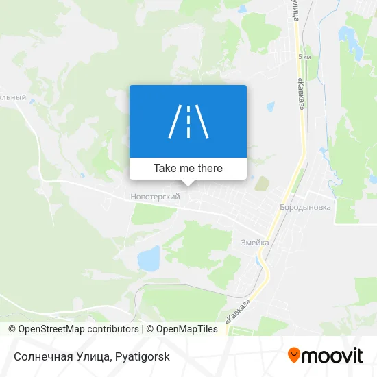 Солнечная Улица map