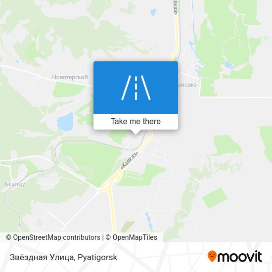 Звёздная Улица map