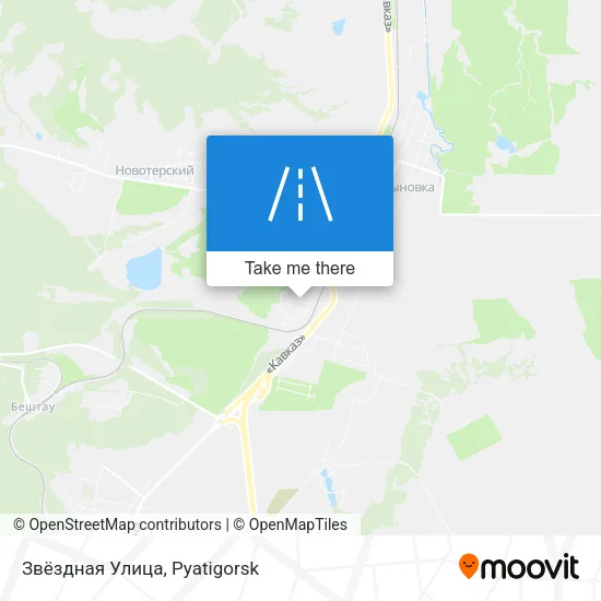 Звёздная Улица map