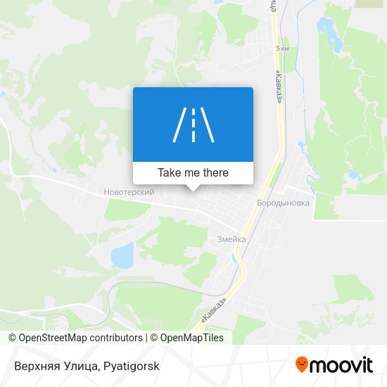 Верхняя Улица map