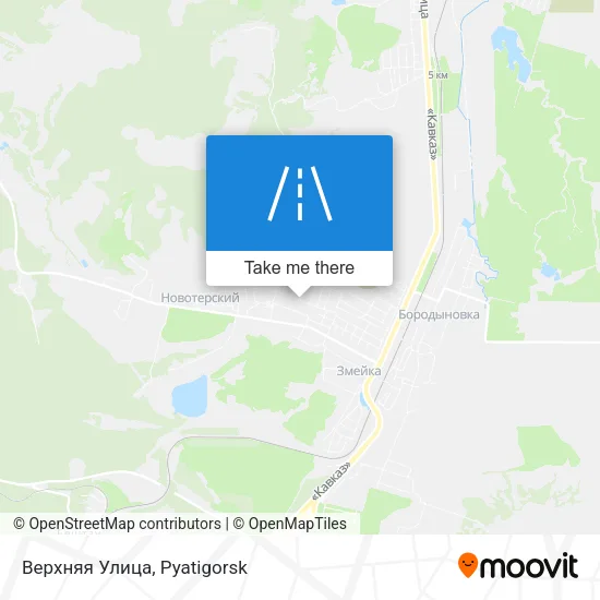 Верхняя Улица map