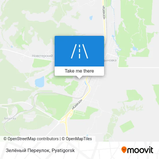 Зелёный Переулок map