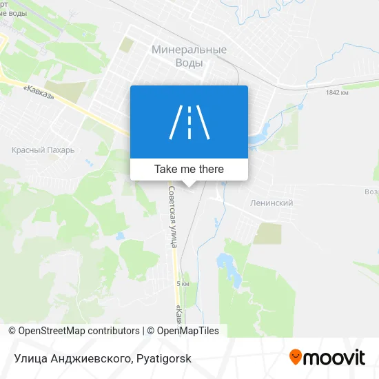 Улица Анджиевского map