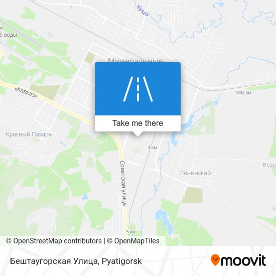 Бештаугорская Улица map