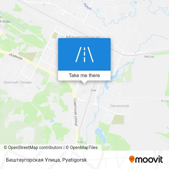 Бештаугорская Улица map