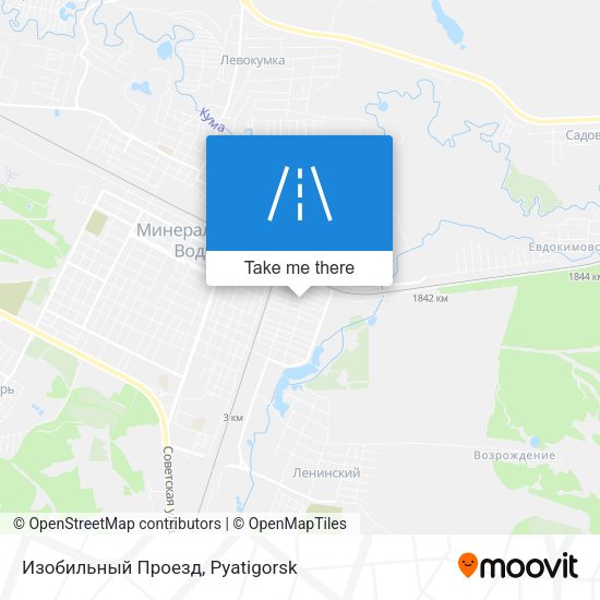 Изобильный Проезд map