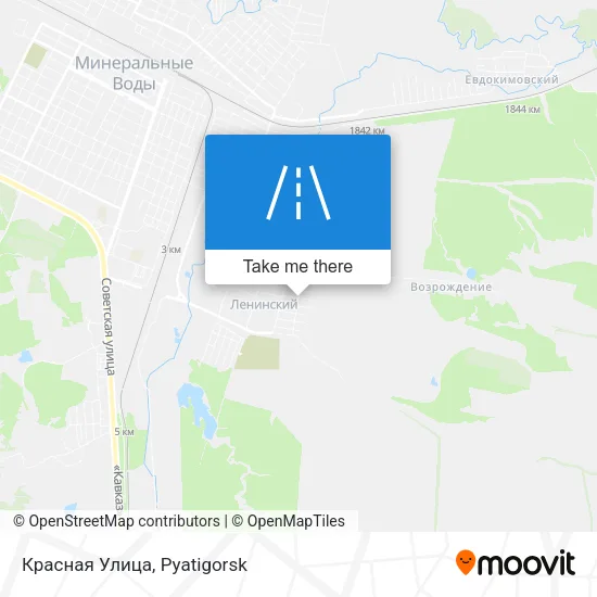 Красная Улица map
