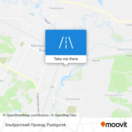 Эльбрусский Проезд map
