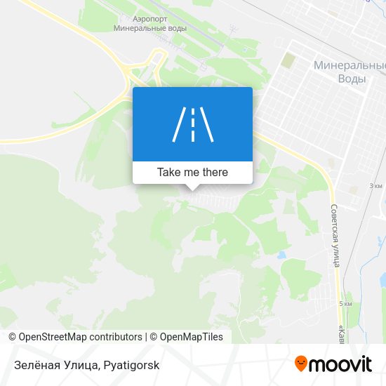 Зелёная Улица map