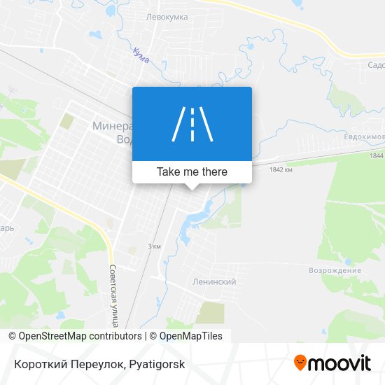 Короткий Переулок map