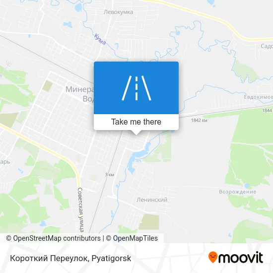 Короткий Переулок map