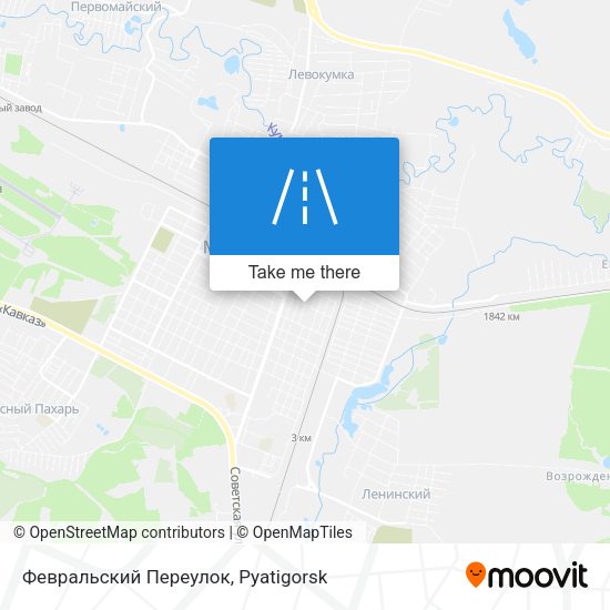Февральский Переулок map