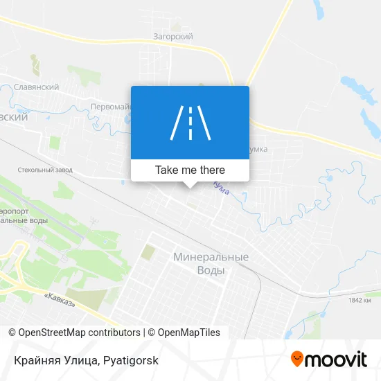 Крайняя Улица map
