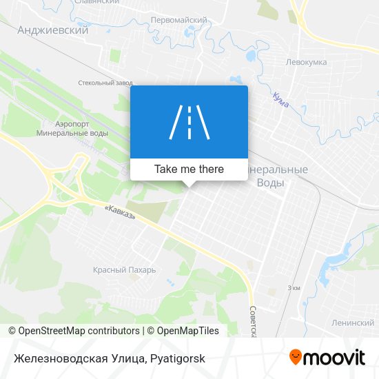 Железноводская Улица map