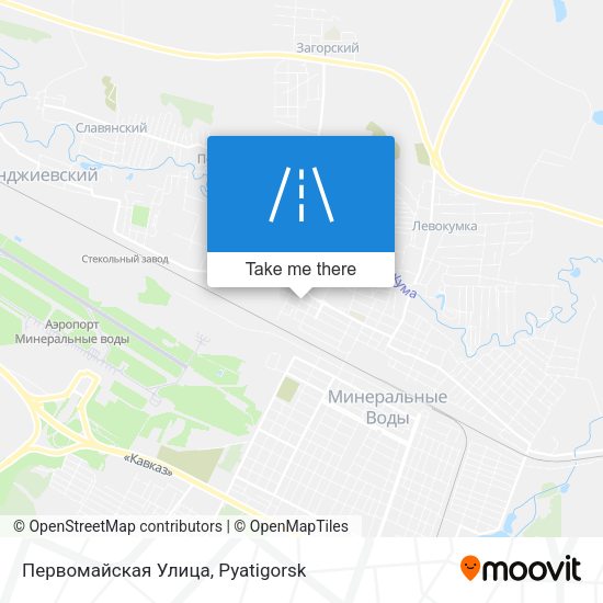 Первомайская Улица map