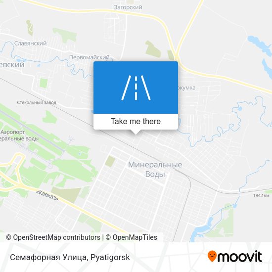 Семафорная Улица map