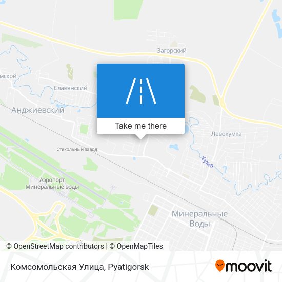 Комсомольская Улица map