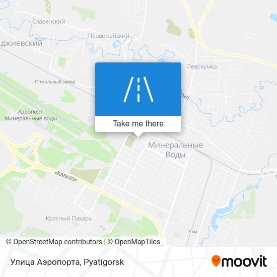 Улица Аэропорта map