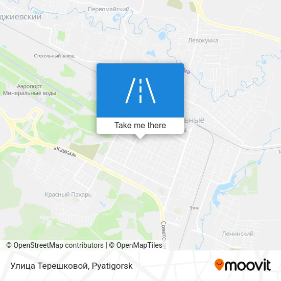 Улица Терешковой map