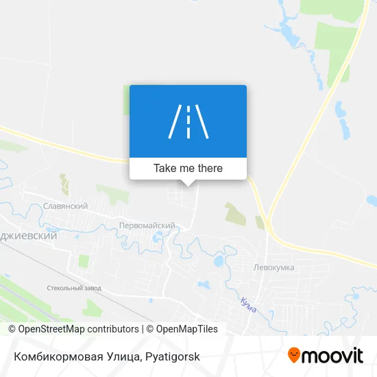 Комбикормовая Улица map